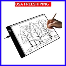 LED Light Box for Tracing and Drawing - Ultra Thin Adjustable Light Table, US...