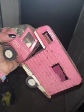 Vintage 1970s Pink Tonka Camper Truck, 9" Pink
