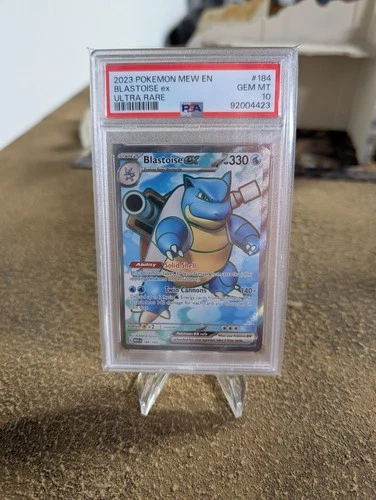 Blastoise ex - 184/165 - 151 - PSA 10