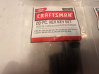 NEW - 4 SETS OF CRAFTSMAN 20 PC - LONG & SHORT/ METRIC / SAE HEX WRENCH KEY SETS — photo 3