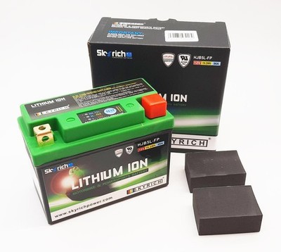 SKYRICH Batterie Lithium-Ion LiFePO YB4L-A/YB4L-B/YB5L-B/12N4-3B (HJB5L-FP)