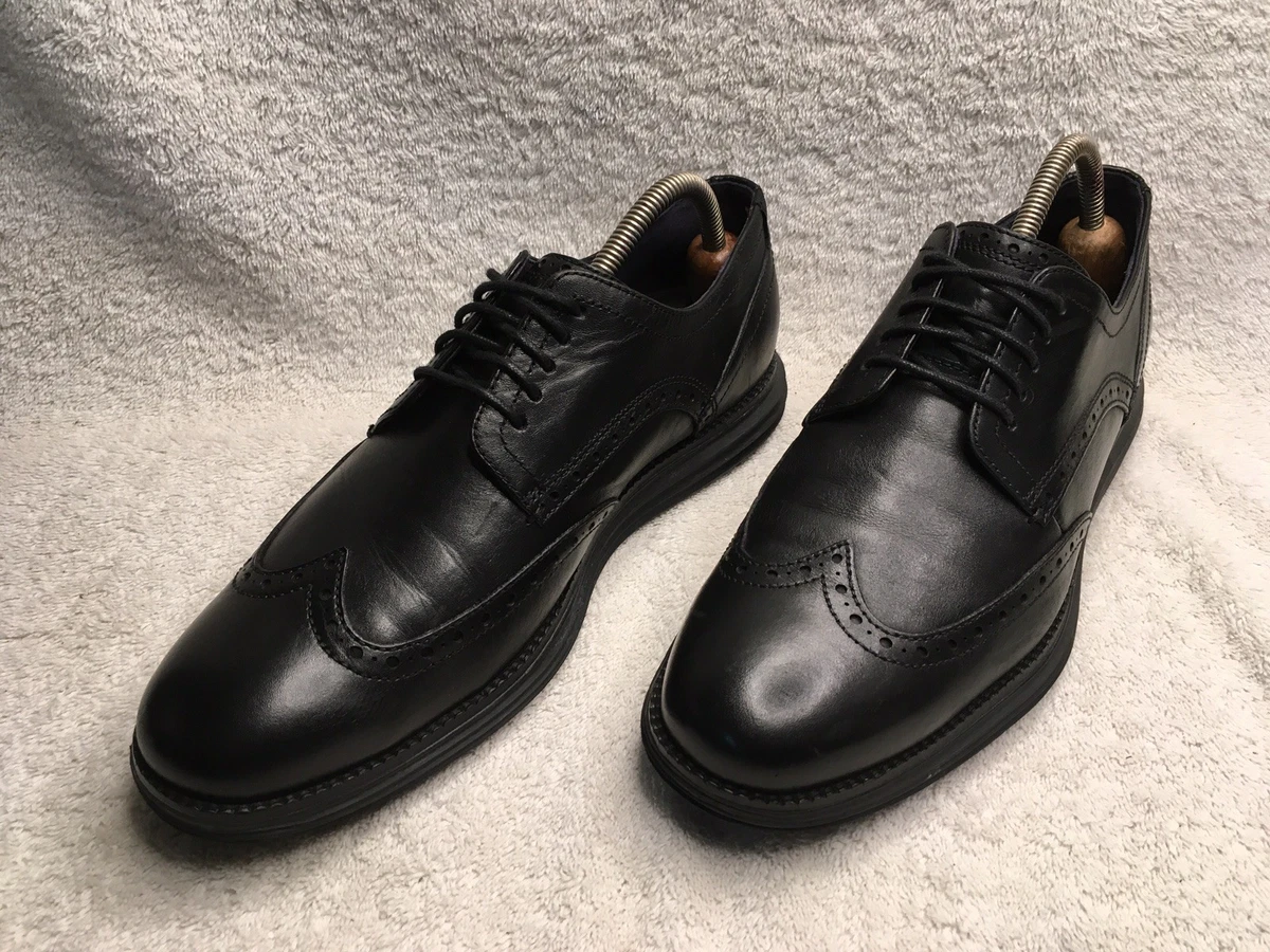 BLACK DRESS SHOES Cole Hann Grand OS Dawson Size 7.5 Mens New Cole Haan Original Grand Shortwing Men main image 3