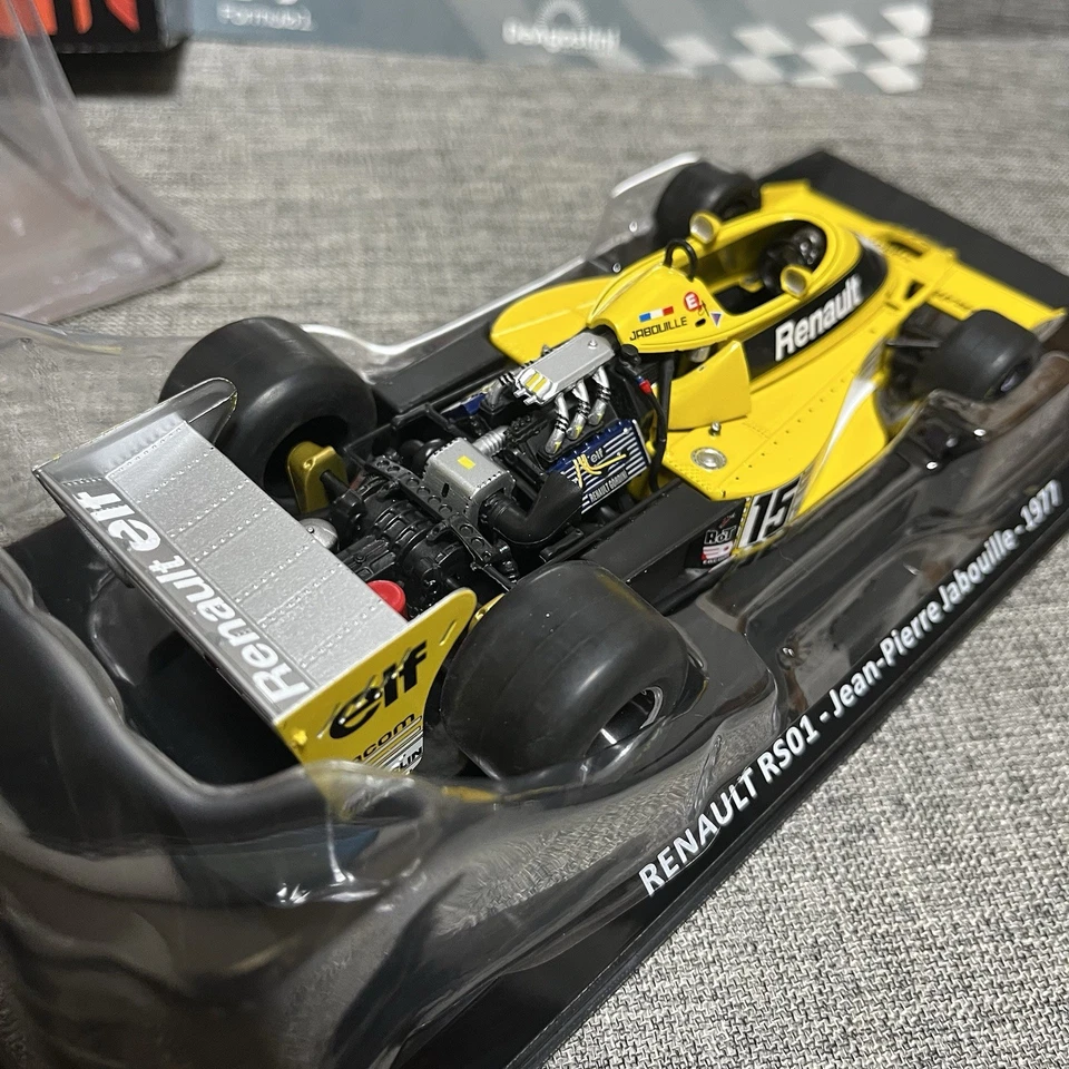 1/24 DeAGOSTINI Gran Escala F1 #22 Renault RS01 Jean Pierre Jabouille Modelos Coches Foto 4 de 4