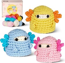 Gipony Crochet Kit for Beginners, Crochet Animal Kits,Crocheting Kit for Starter