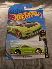 2018 Hot Wheels  '95 Mazda RX-7  Nightburnerz Series 4/10 Green