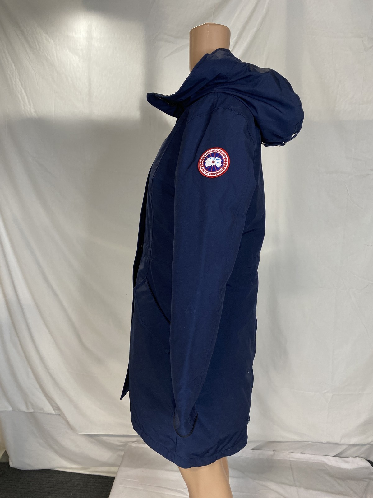 Canada Goose Womens Rossclair Warm Coat Size M Atlantic Navy thumbnail 5