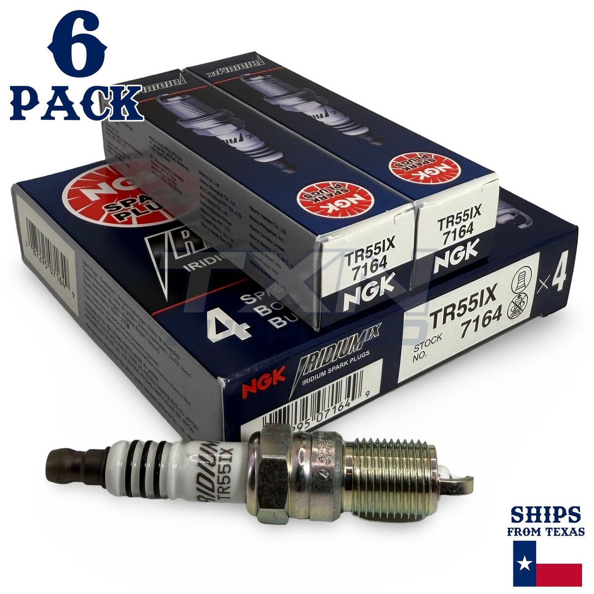 6 Pack NGK Iridium IX Spark Plugs 2006-2009 for Pontiac Torrent V6