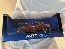 Autoart  RARE 1/18 2004 Ford Mustang GT 40th Anniversary Crimson Red Diecast