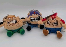 Silly Slammers Wrestler Plush Bean Bag Lot 3 Bronx Bomber w Tags 1990s VTG