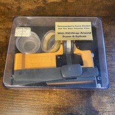 GUILLOTINE Super 8mm Vintage Film Splicer with Box and Tape