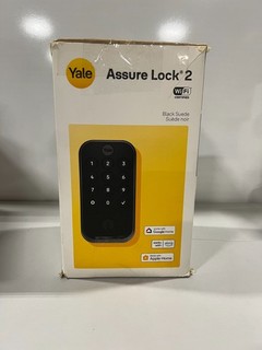 Yale Security Assure Lock 2 Deadbolt Black Suede Keyed Smart Entry Lock