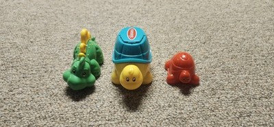 Wendys 2003 Playskool Kids Meal Toys Dinosaur & Turtle .