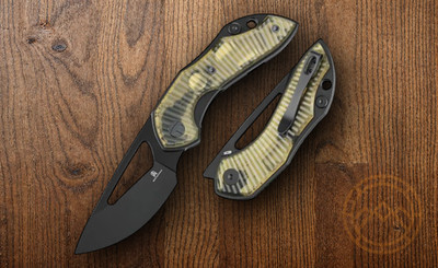 Bestech Knives Bestechman Folding Knife 2.5'' 14C28N Steel Blade Ultem Handle