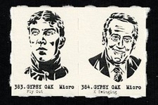 ADDIE JOSS - VIN SCULLY Uncut 2-Card Panels 2017 RARE Baseball Stamp Card