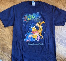 Vintage Disney Dreams Florida T-Shirt Blue 2004 Mickey Mouse Y2K Size Youth XL