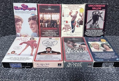 Vintage Betamax Beta Tape Lot 8 Mr Mom St Elmo s Fire Uncommon Valor Not VHS