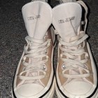 KIM JONES X Converse HIGH TOP BEIGE AND WHITE Wmns Sz 8 Sneaker — photo 3