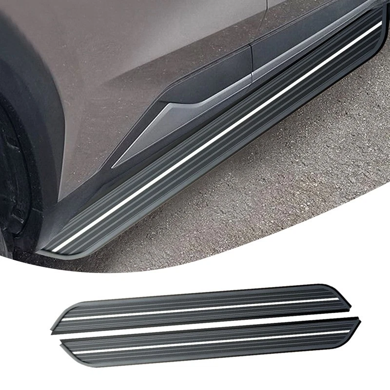 Pedal de peldaño lateral fijo para puerta Porsche Macan 2014-2024 2025 2 piezas Foto 2 de 4