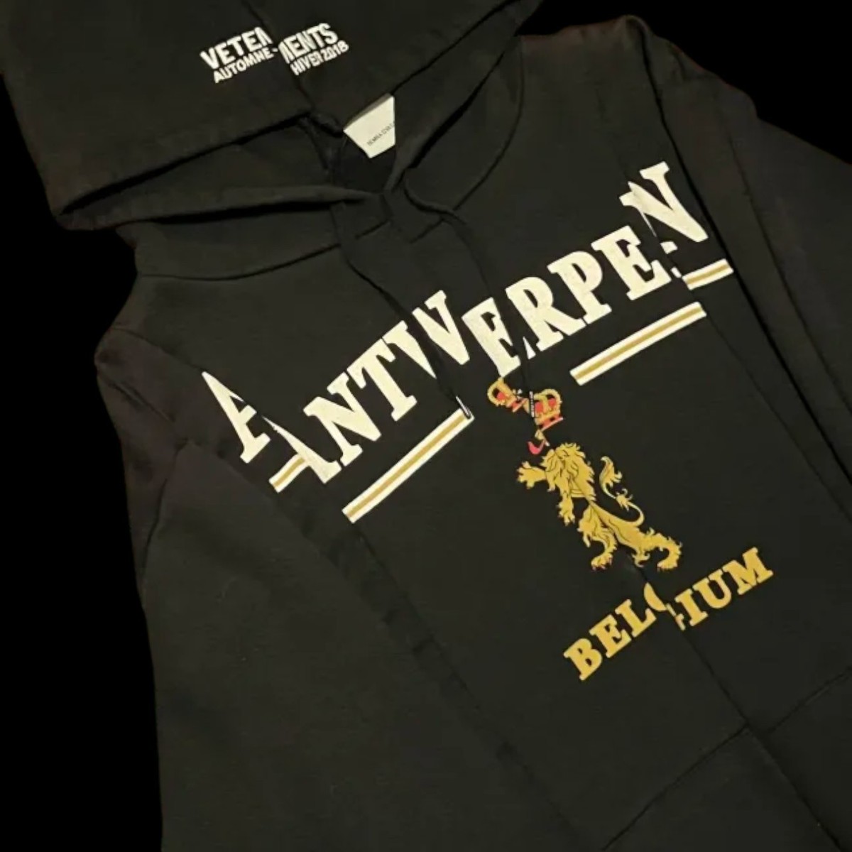 Vetements Black Antwerpen Hoodie Size S | eBay