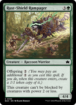 Rust-Shield Rampager [Bloomburrow] Magic MTG