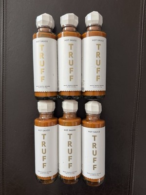 6 Bottles TRUFF Hot Sauce WHITE TRUFFLE Infused 6 oz each - Best By 12/2025