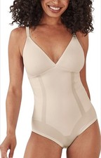 Bali Womens Bodysuit Shapewear, Ultimate Smoothing Bodysuit Removable Cups Sz M