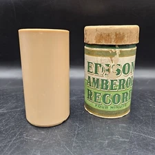 Edison Brown Wax Cylinder Record