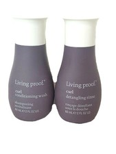 Combo Living Proof CURL CONDITIONING WASH  DETANGLING RINSE 2 oz Ea 94/15 