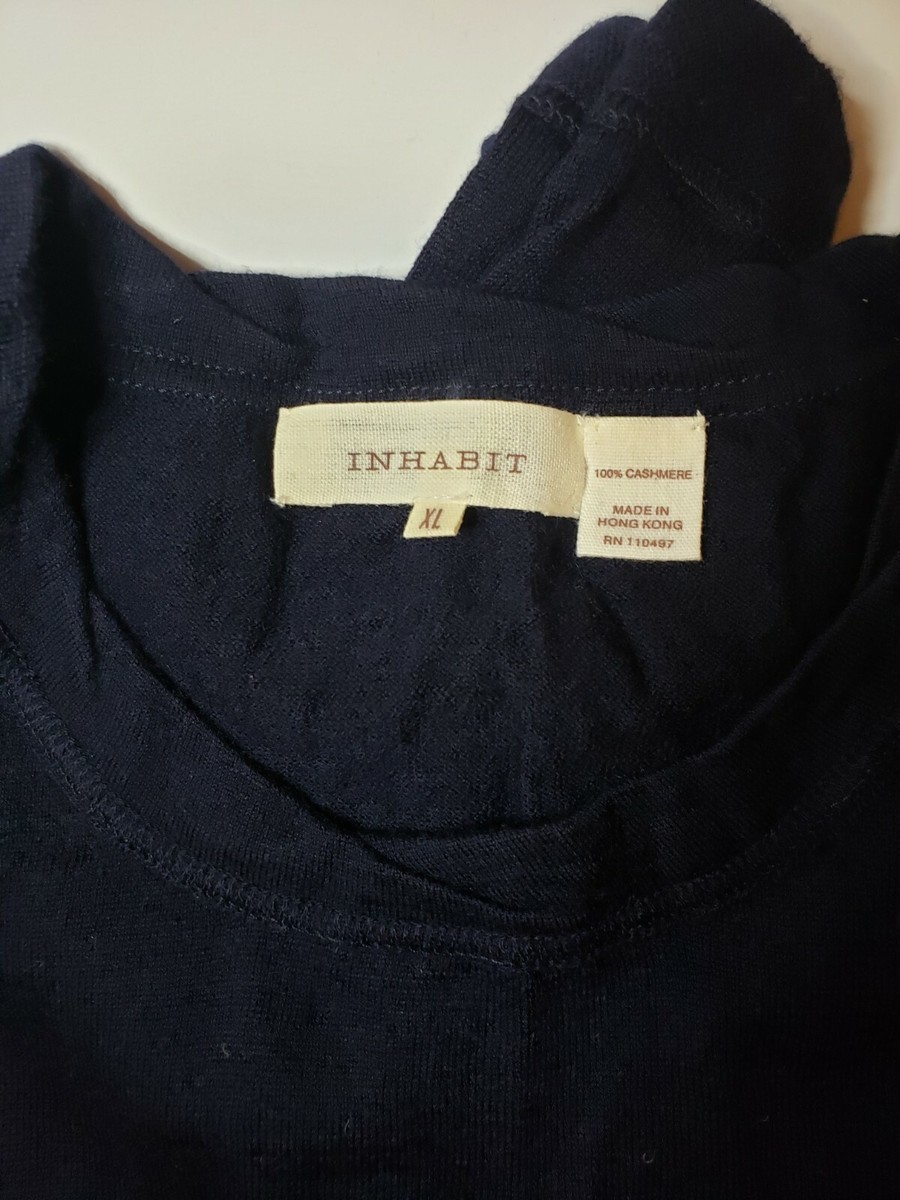 Inhabit Cashmere Sweater Millionare Super Soft Lightweight Rare