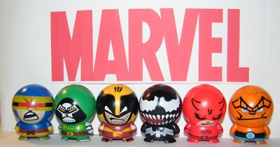 Marvel Buildable Ball Figure Set of 6 | eBay