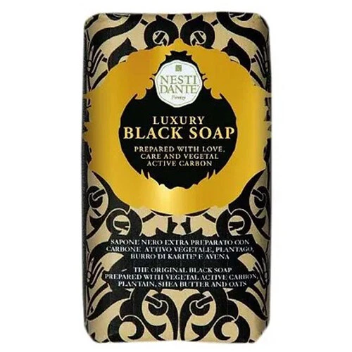 (25,96 EUR/kg) Nesti Dante Luxury Black Soap Aktivkohle Seife 250g