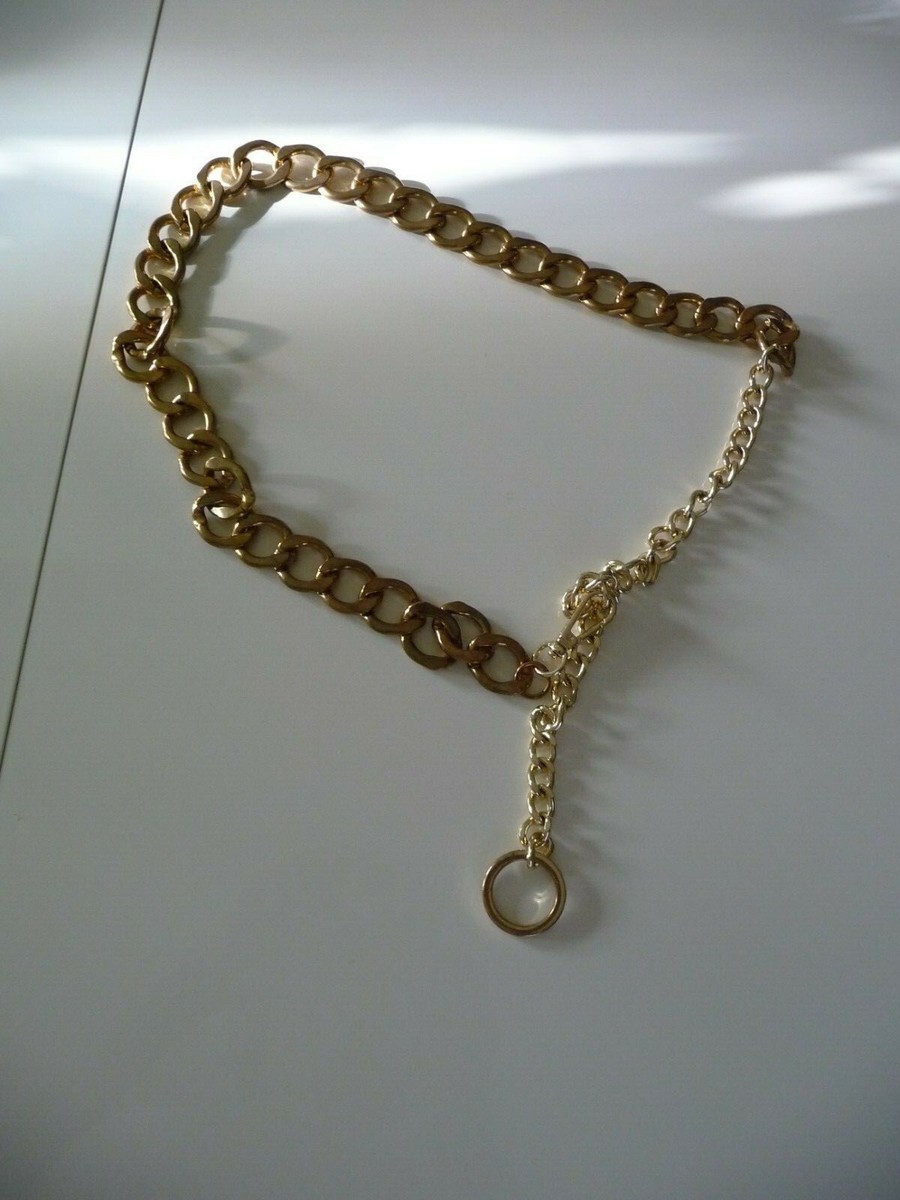 STEVE MADDEN WOMENS VERY TRENDY ADJUSTABLE GOLD CHAIN BELT  display picture 1
