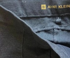 EUC Anne Klein Women's Tummy Control Ponte Pant/Leggings Charcoal Gray Size Med