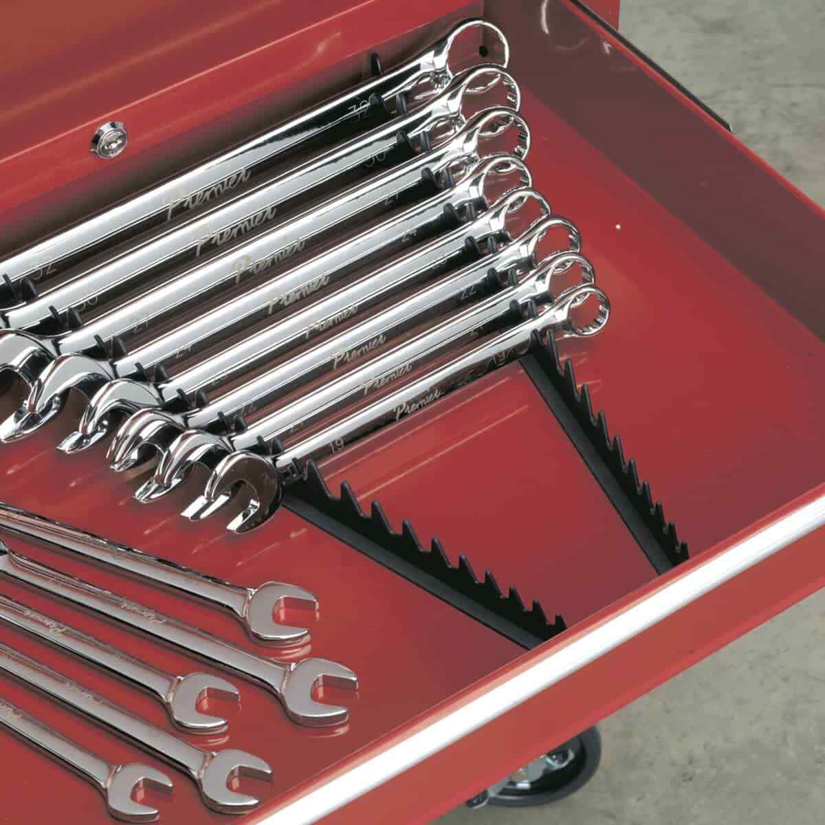Sealey Sharks Teeth Spanner Rack 2pc Garage Workshop DIY