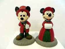 HERITAGE VILLAGE COLLECTION DISNEY PARKS VILLAGE - MICKEY & MINNIE- SET OF 2