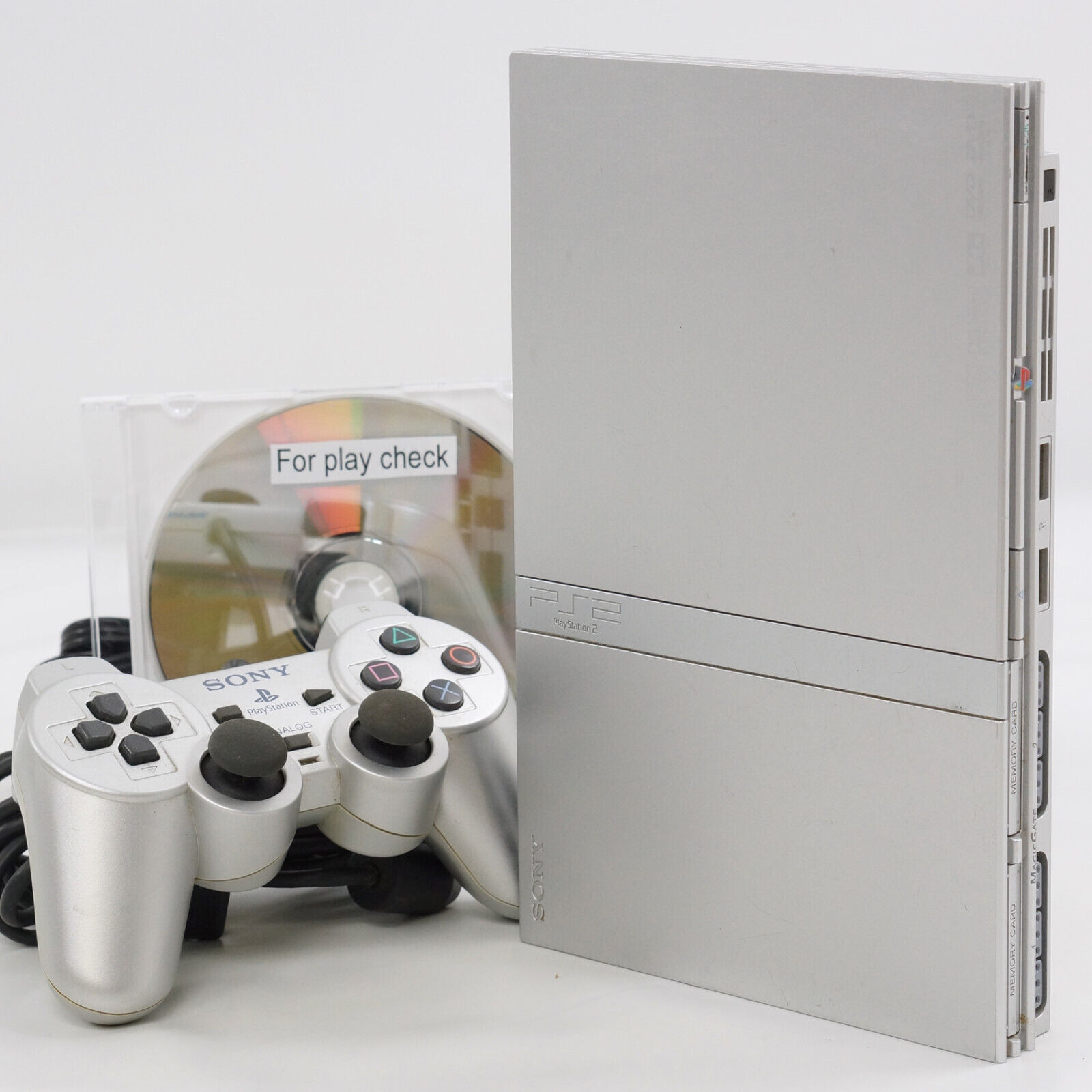 PlayStation 2 Slim Silver (Renewed)