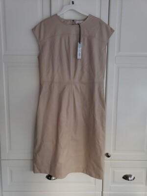 Prologue Faux Leather Dress -Womens size Medium - NEW | eBay