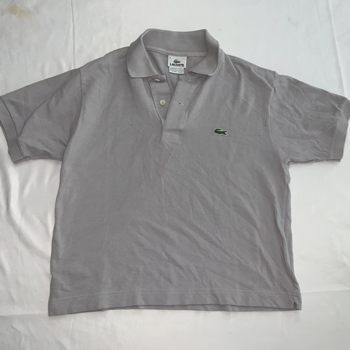 lacoste polo Youth Gray Size 3 Used | eBay