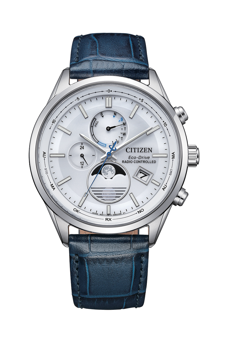 タイタン・フォース（日本盤） Citizen BY1030-09A Eco-Drive White Dail Moon phase Sapphire