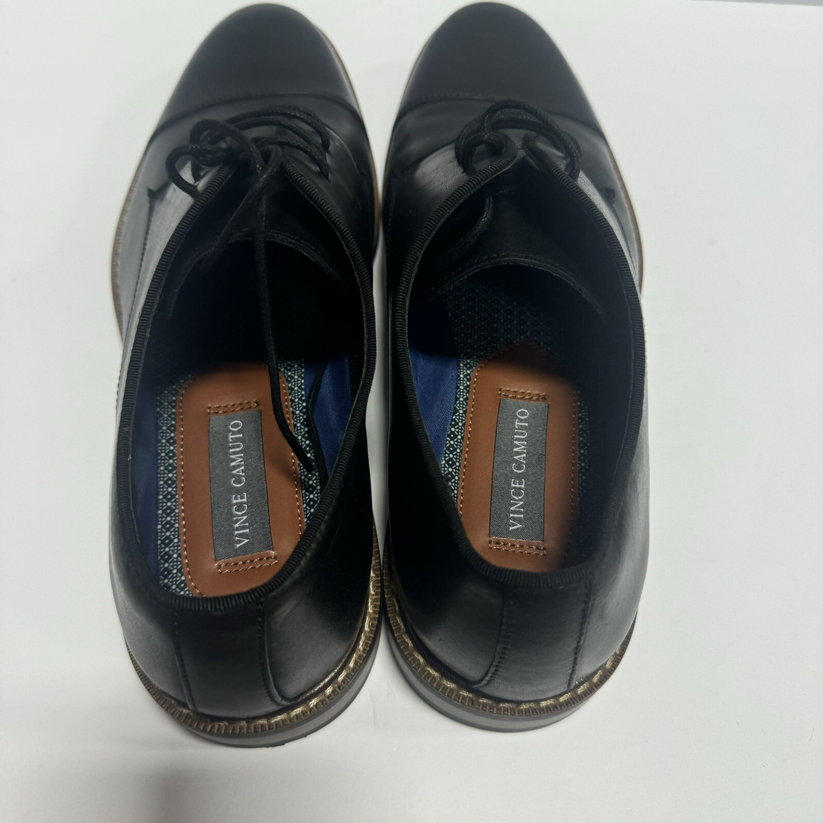 SAOLA Vince Camuto Uomo Lamson Oxford Nero Taglia 11 M