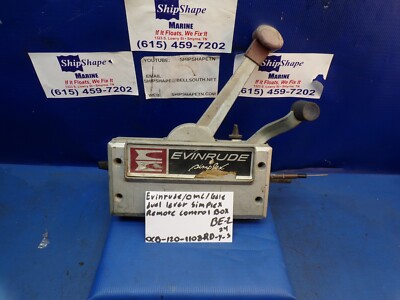 Simplux Remote Control Evinrude/OMC/Gale Dual (2) Lever Simplex Remote Control Box | eBay