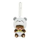 Sekiguchi Bebichhichi Animal Plush doll Keychain Panda Japan New Monchhichi