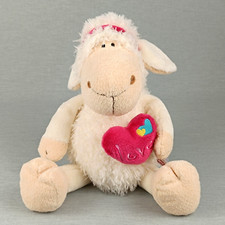 NICI Jolly Mäh Herz Love Schaf ❤️ Lamm Kuscheltier Stofftier Plüsch  35cm Weiß