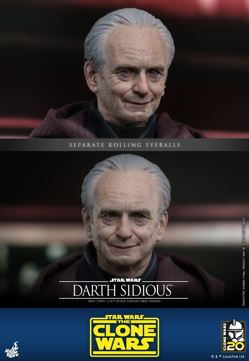 New Hot Toys TMS102 Star Wars The Clone Wars Darth Sidious 1