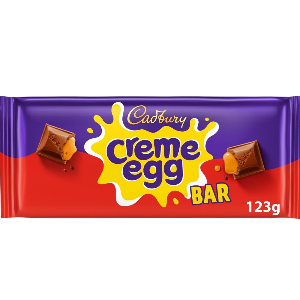 Cadbury Cream Creme Egg Bar 123g New Easter Gift Milk Chocolate Hunt