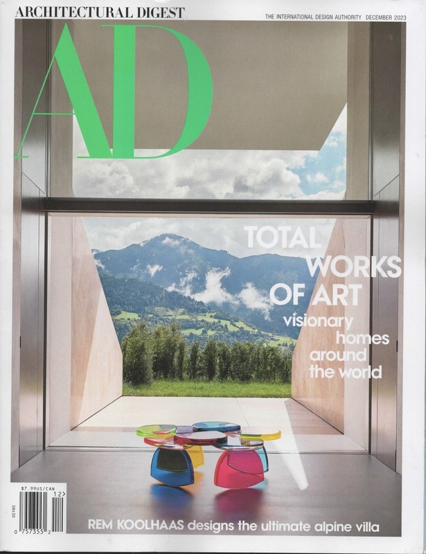 Architectural Digest Rem Koolhaas The Archers Hollywood Louis Vuitton Dec 2023