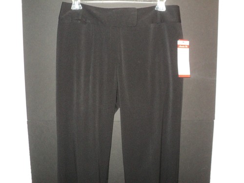 NEW Rafaella Pants Size 14, Black 