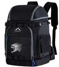 Ski Snowboard Boot Gear Helmet Waterproof Backpack NEW 50L