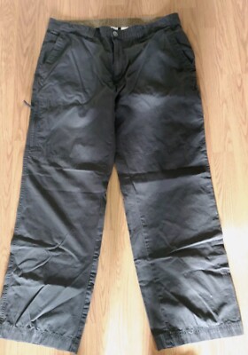Columbia Men Brown Regular Fit Outdoor Adventure Pants sz 36x34 Cell Pocket 