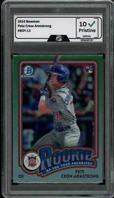 2024 Bowman - Rookie of the Year Favorites Pete Crow-Armstrong 